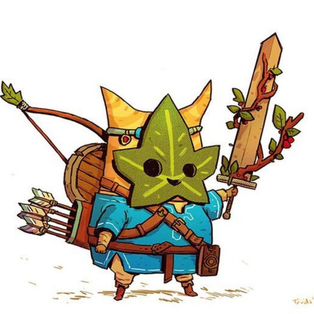 有没有高清一点的塞尔达呀哈哈的图片想要拿来做头像