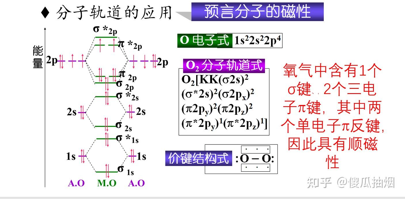 为什么氧分子具有顺磁性