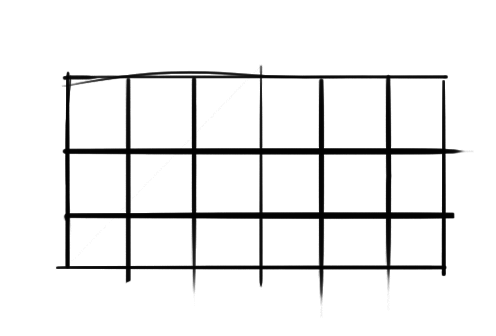 横向三等分,纵向六等分,差不多就行了,随意一些:1.