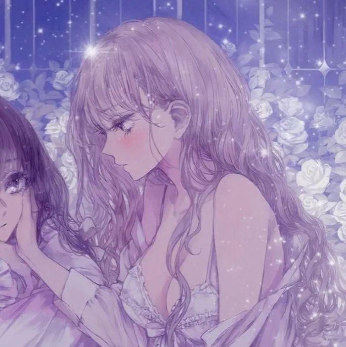 有没有两人闺蜜头像动漫蓝色系