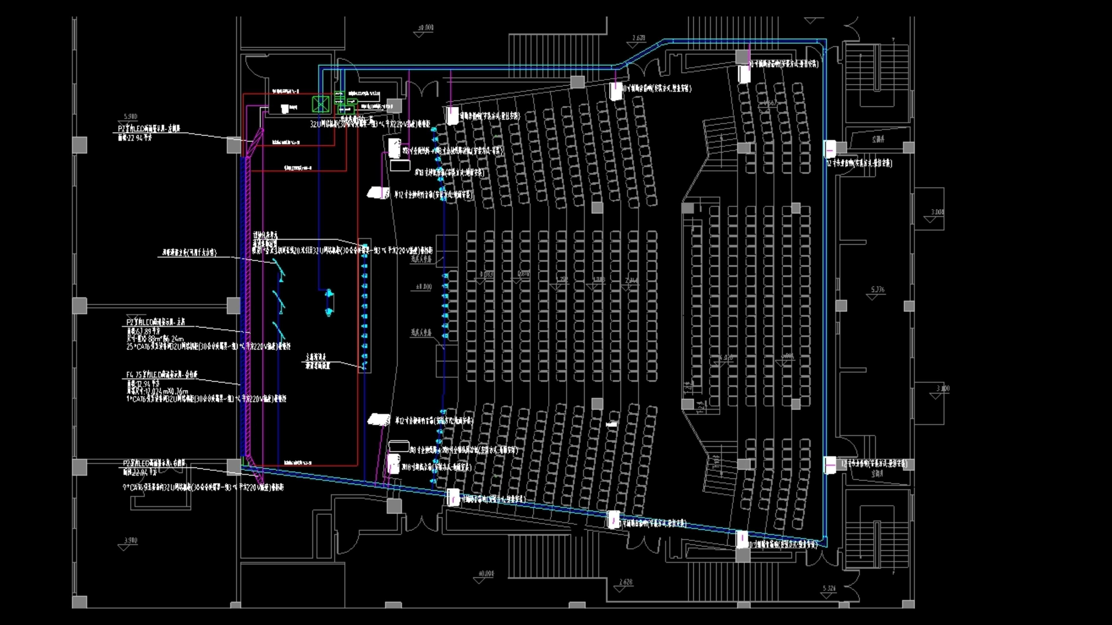 这么详细的报告厅(多功能厅)施工图纸素材,赶紧收藏起来!