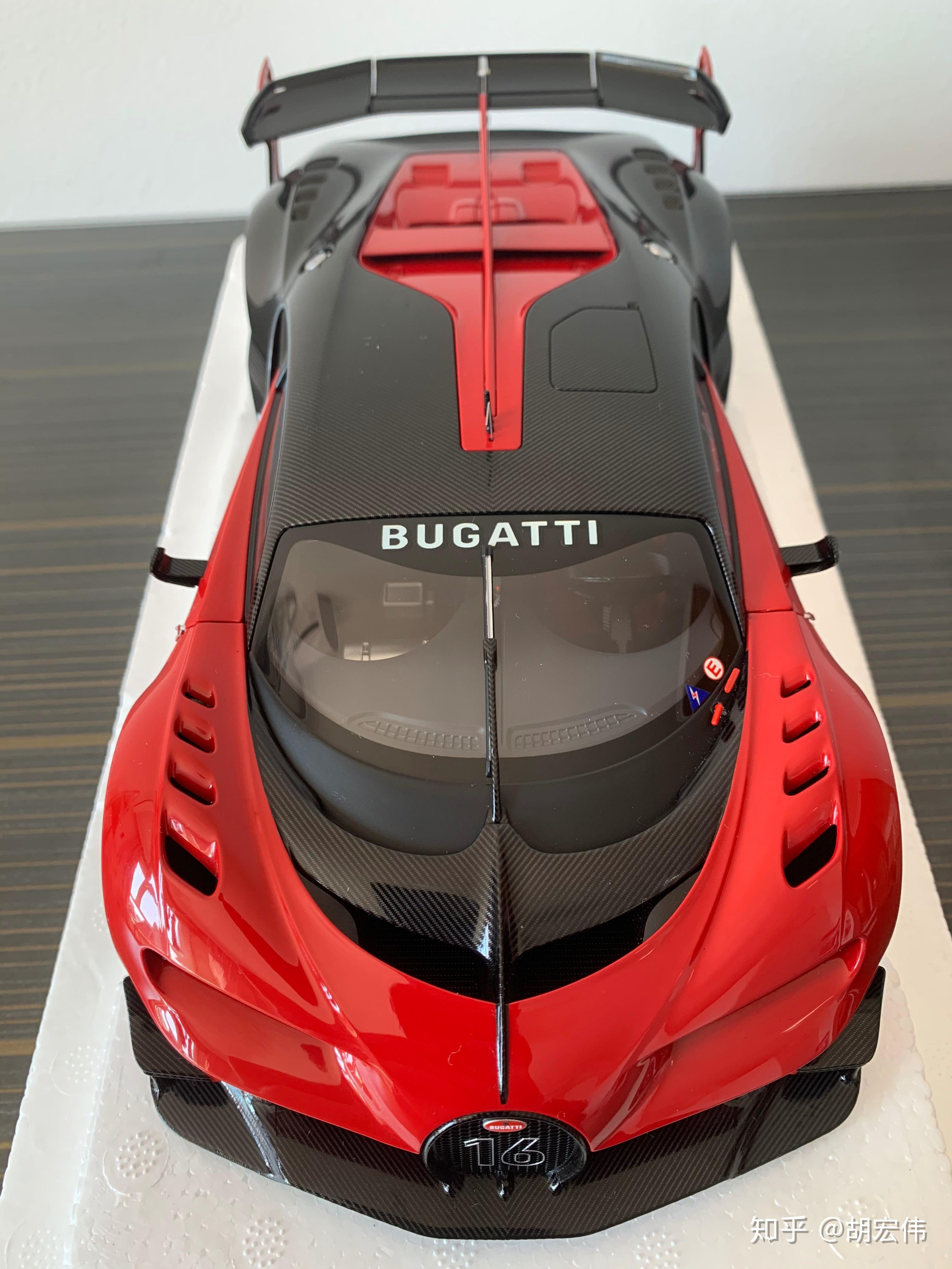 autoart布加迪vgt红黑