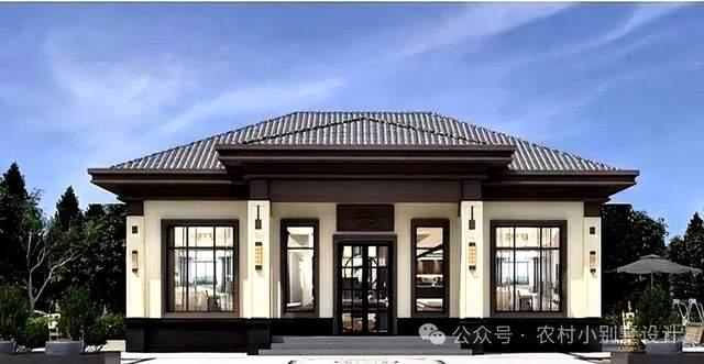 20款现代简约一层新中式自建房别墅,直接抄作业乡村一层养老房 - 知乎