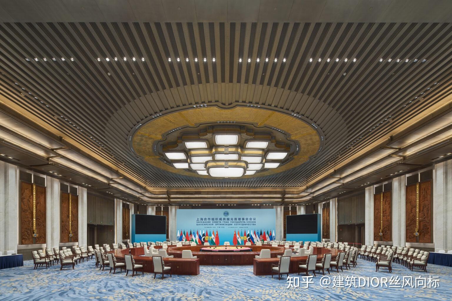 装饰工程鉴赏-青岛上合组织峰会主场馆