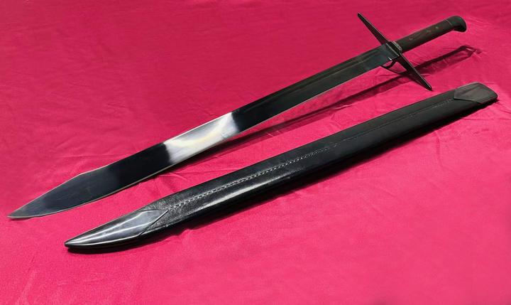 冷钢 88gmsm maa格鲁斯梅塞尔德国长剑 1055碳钢 maa grosse messer