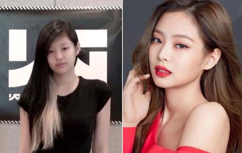 jennie 的面部特点 图片说明:出道前 yg 月末评价时视频&… 阅读任哪