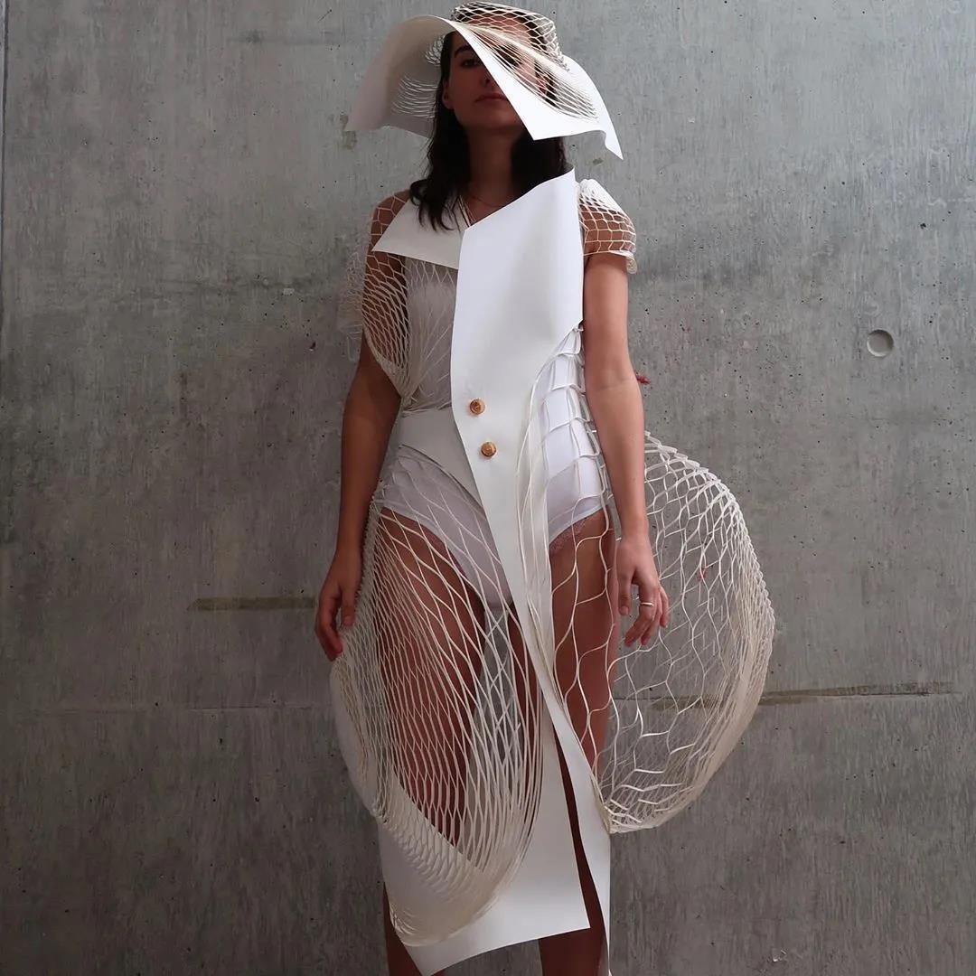 圣马丁新锐服装设计师作品大赏 | 激光切割零浪费设计系列!