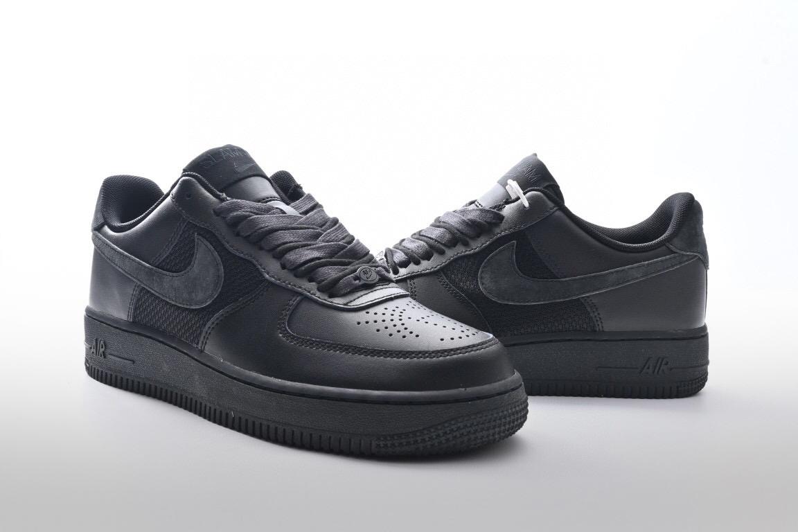 耐克联名 slam jam x nike air force 1 low 空军一号黑武士运动鞋