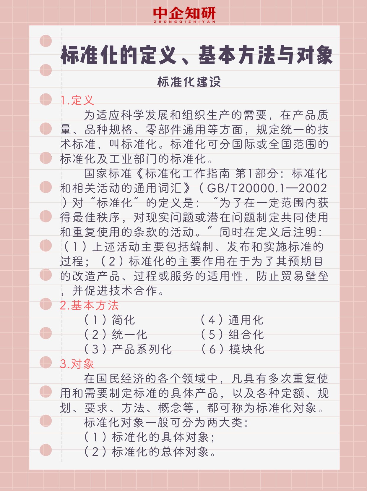 标准化建设|标准化的定义、基本方法与对象 - 知乎