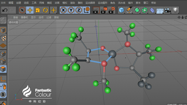【教程】球棍模型分子结构的绘制教程 - 知乎