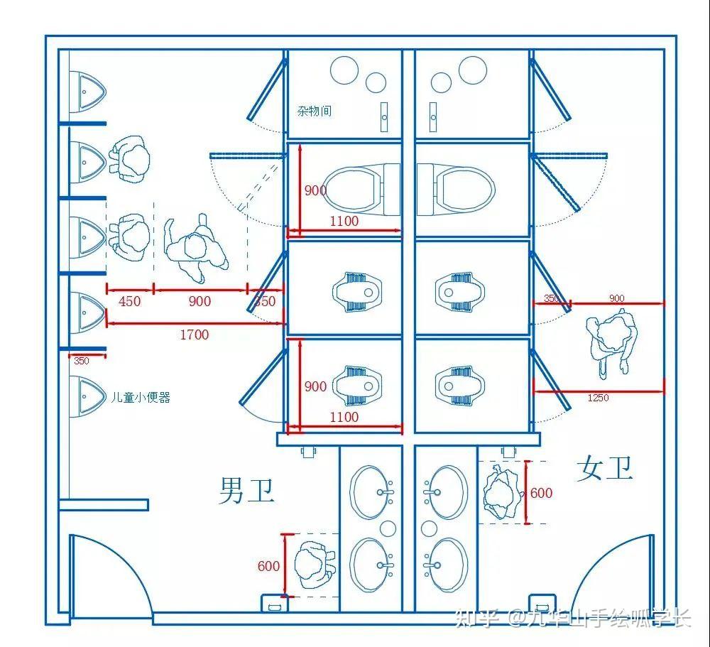 肯德基卫生间平面图图片