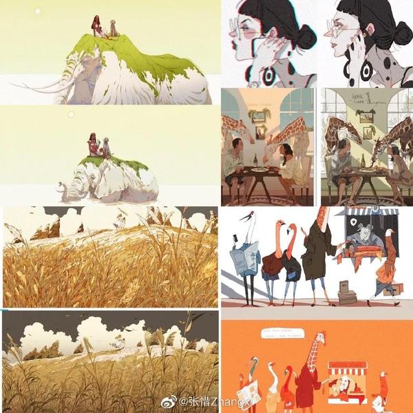 原画人专访丨想要独特的绘画风格？人气插画师张惜创作经验分享，干货满满 - 知乎