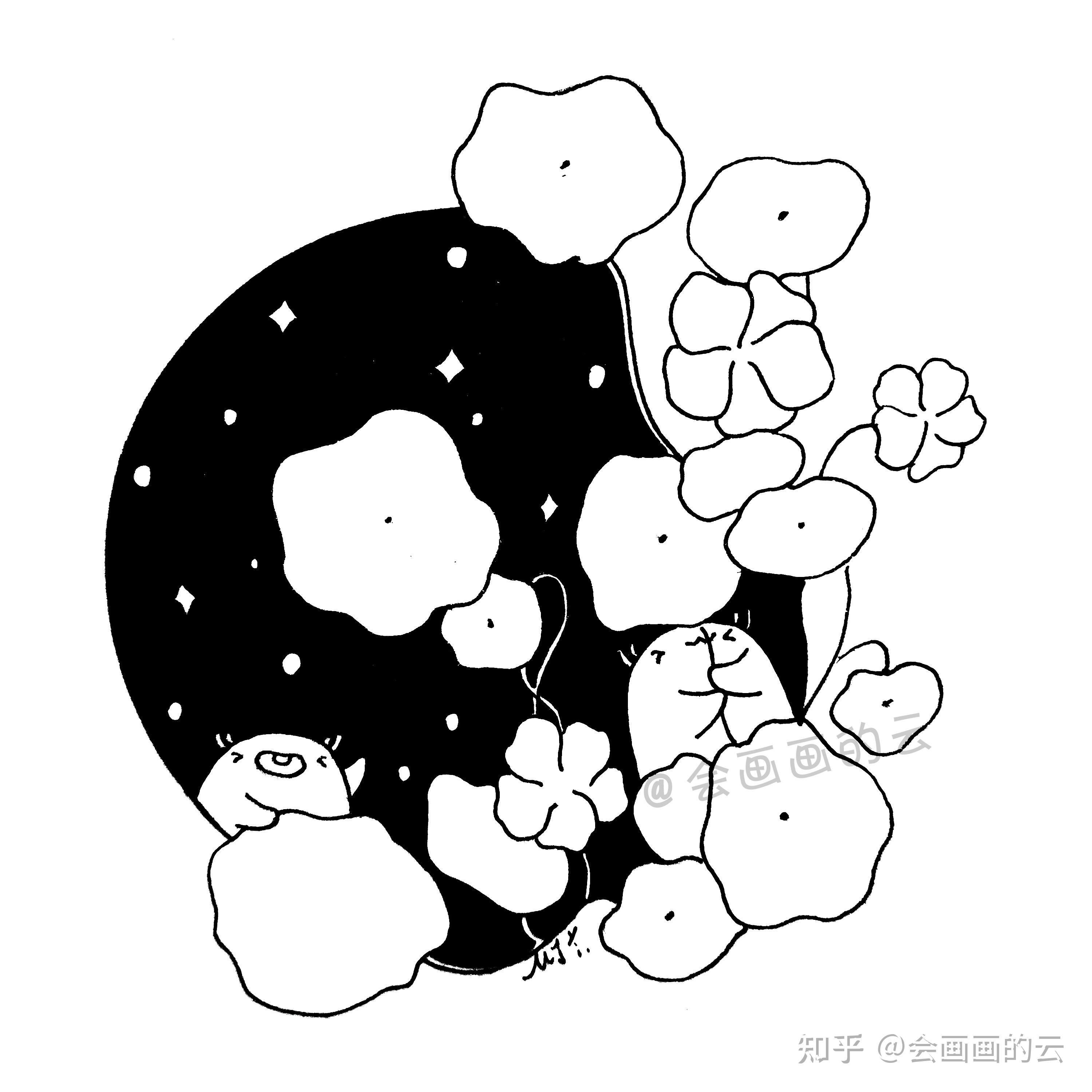 线描小叶子详细步骤图讲解,适合新手画的简笔画,7步就可以! - 知乎