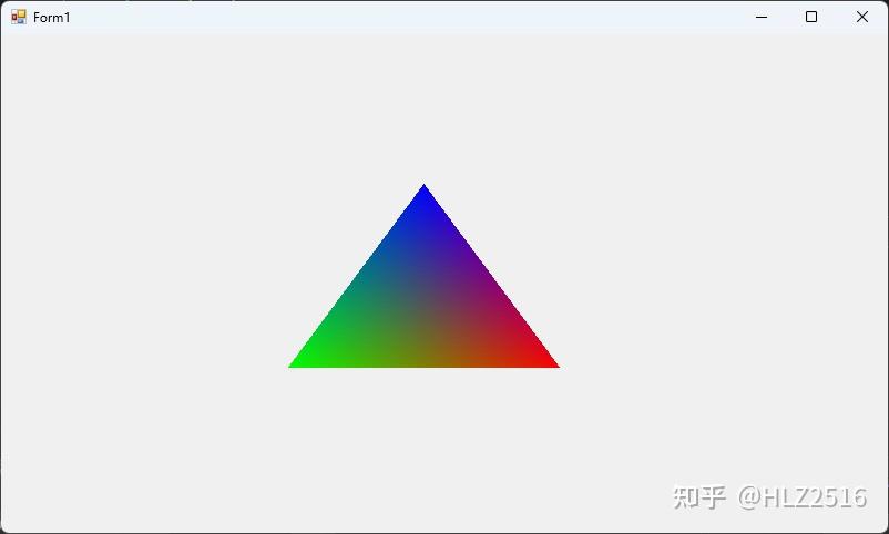 使用sharpgl画出第一个三角形 - 知乎