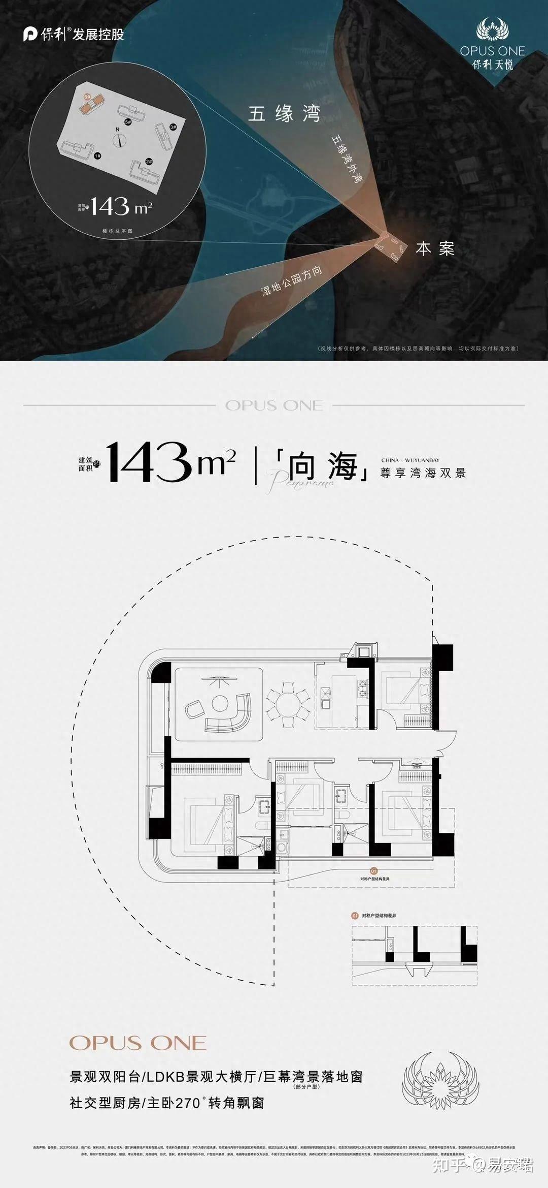 联发五缘湾1号户型图图片