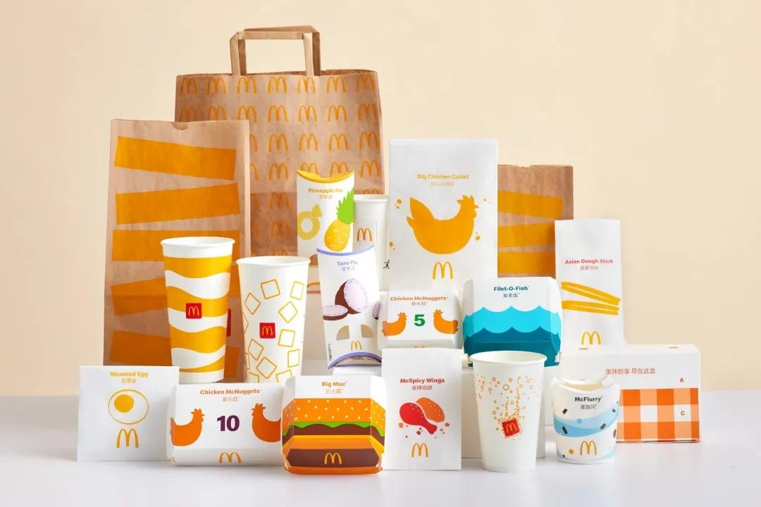 麦当劳包装全新升级配色超好看
