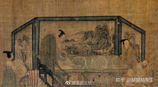 汉桥话画：周文矩《重屏会棋图》棋盘博弈背后的残酷宫斗 - 知乎