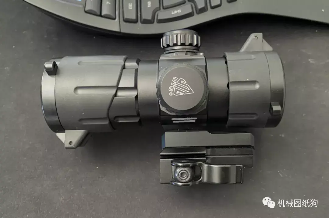 工程机械utg光学瞄准器模型3d图纸solidworks设计附stepxt