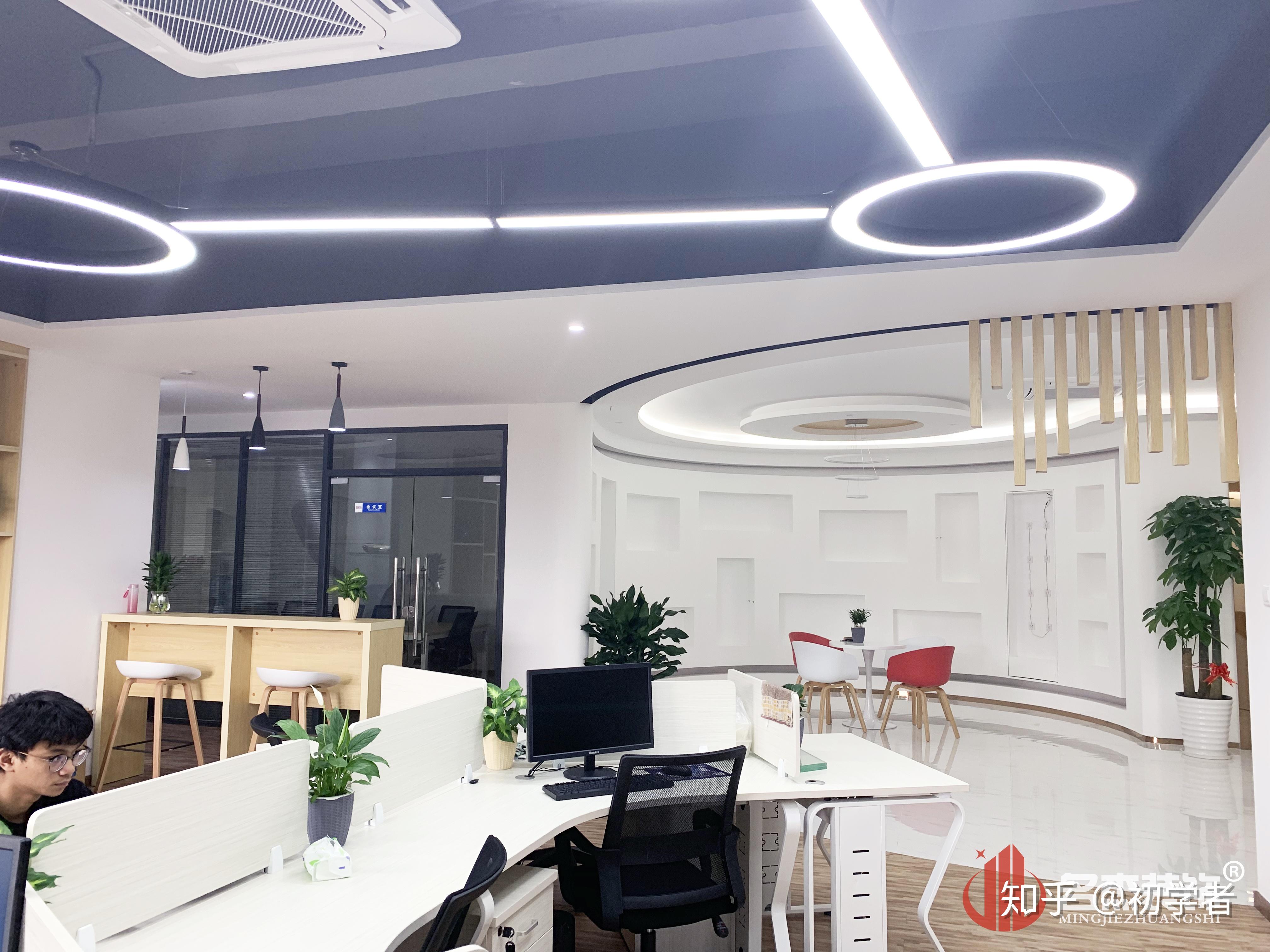 化妆品公司办公室装修完工真实照