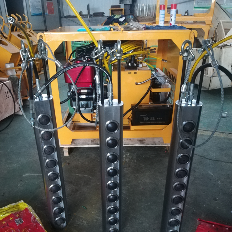 合肥劈石头劈裂棒静态液压劈裂棒岩石开采劈裂机破石棒