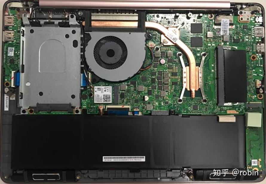 华硕灵耀u4000u拆机?风扇左边 的是什么? - 知乎