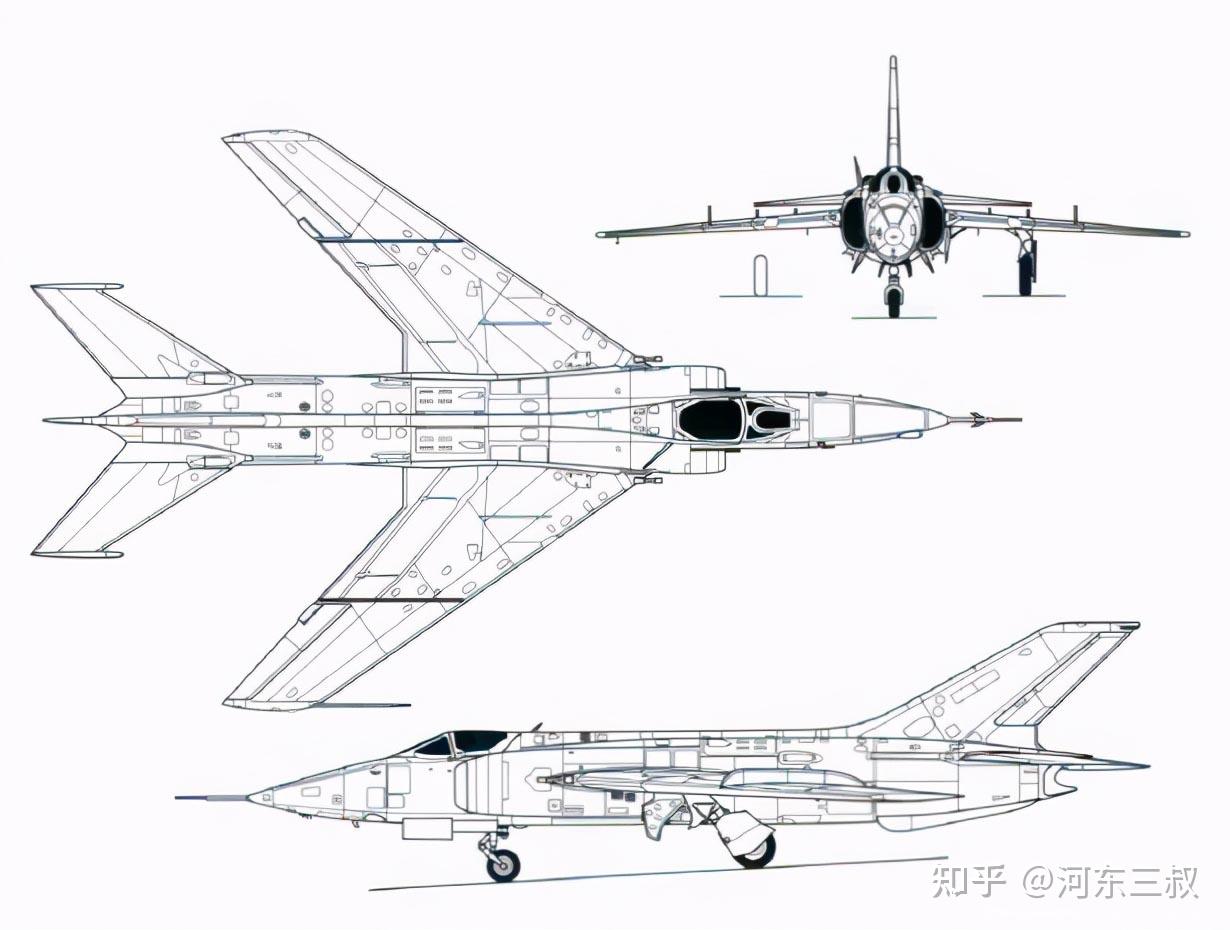 强-5甲三视图强-5甲携带"狂飙一号"甩投流程实际为了达到尽量压缩对方