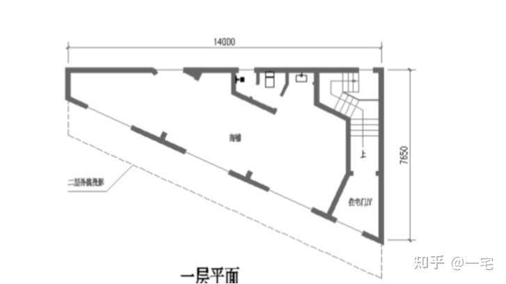 我有一梯形地块,在乡镇,准备建五层楼房,找人做了设计,大家看看是否