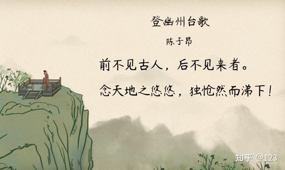 登幽州台歌陈子昂dēnɡyōuzhōutáiɡē登幽州台歌zuòzhě:chén