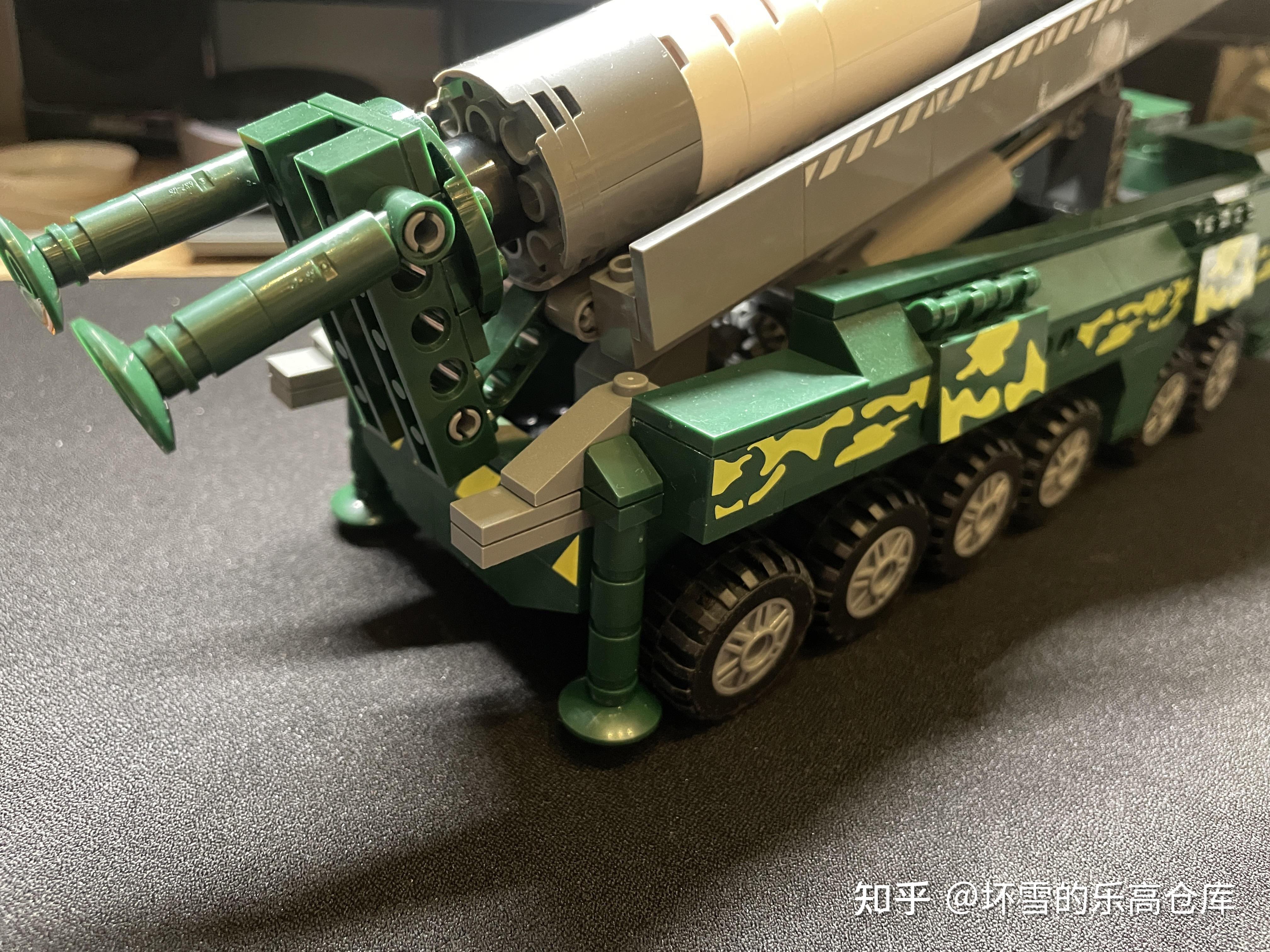 积木里的军民两用:佳奇积木向阳号运载火箭发射车图文评测