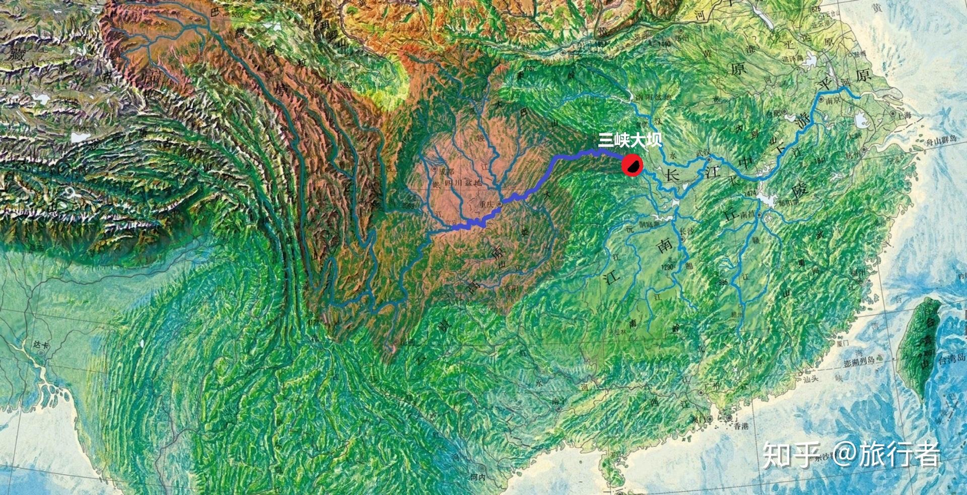 让我们先把视线转向三峡水利枢纽工程三峡大坝的位置