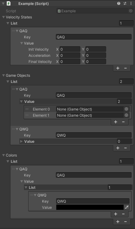 关于Unity中Inspector序列化显示Dictionary的方法 - 知乎