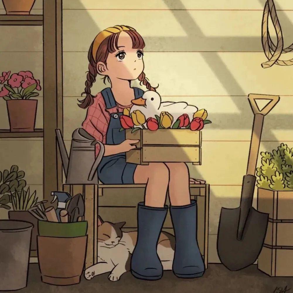 有没有很温柔治愈的头像