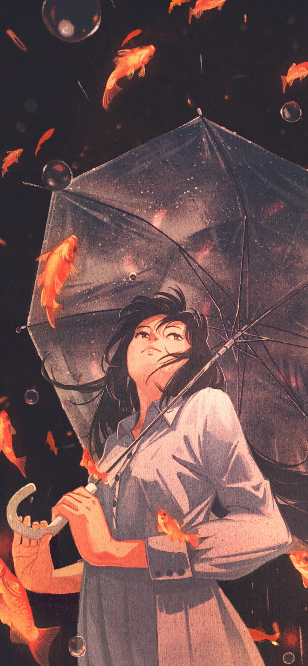 有没有动漫风格的雨景手机壁纸呢? - 知乎