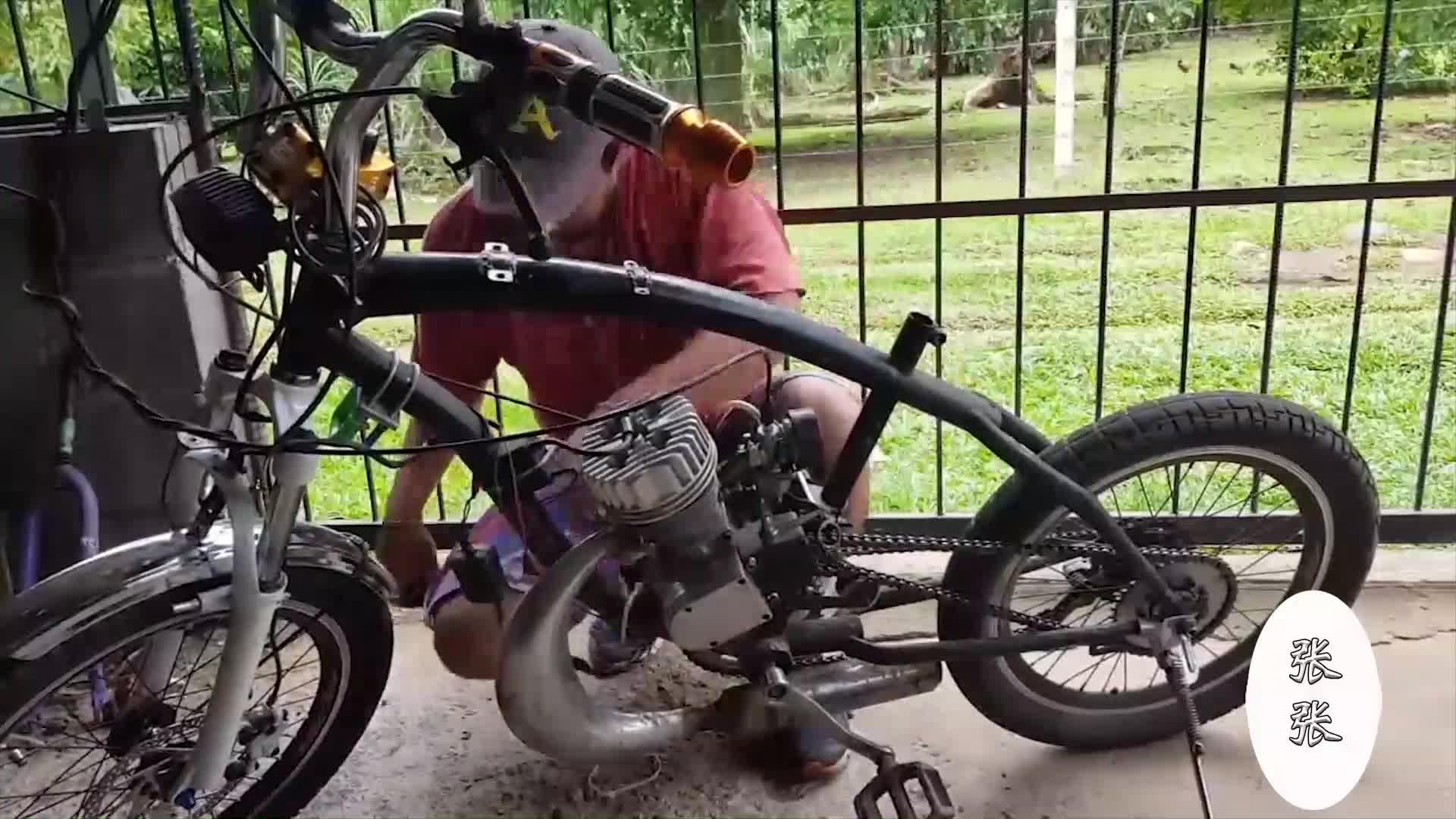 diy电动车手工智能电动车电动车市场手工制作相关推荐 3:25给摩托车装
