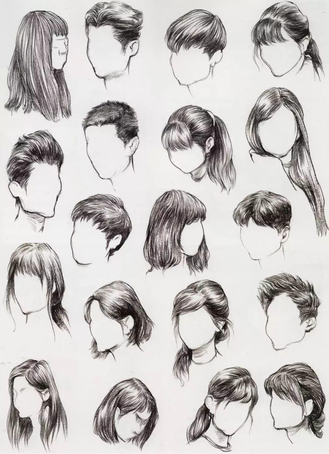 两种头发的画法带步骤图|纯艺术|彩铅|mucha徐 - 原创作品 - 站酷 (ZCOOL)