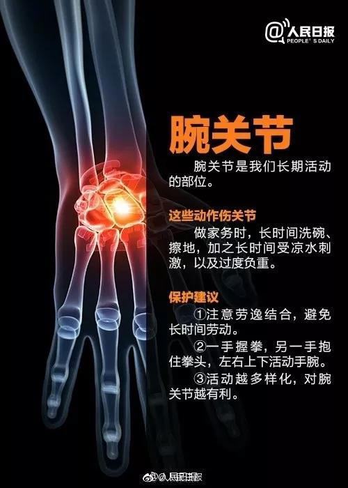 保护关节小贴士