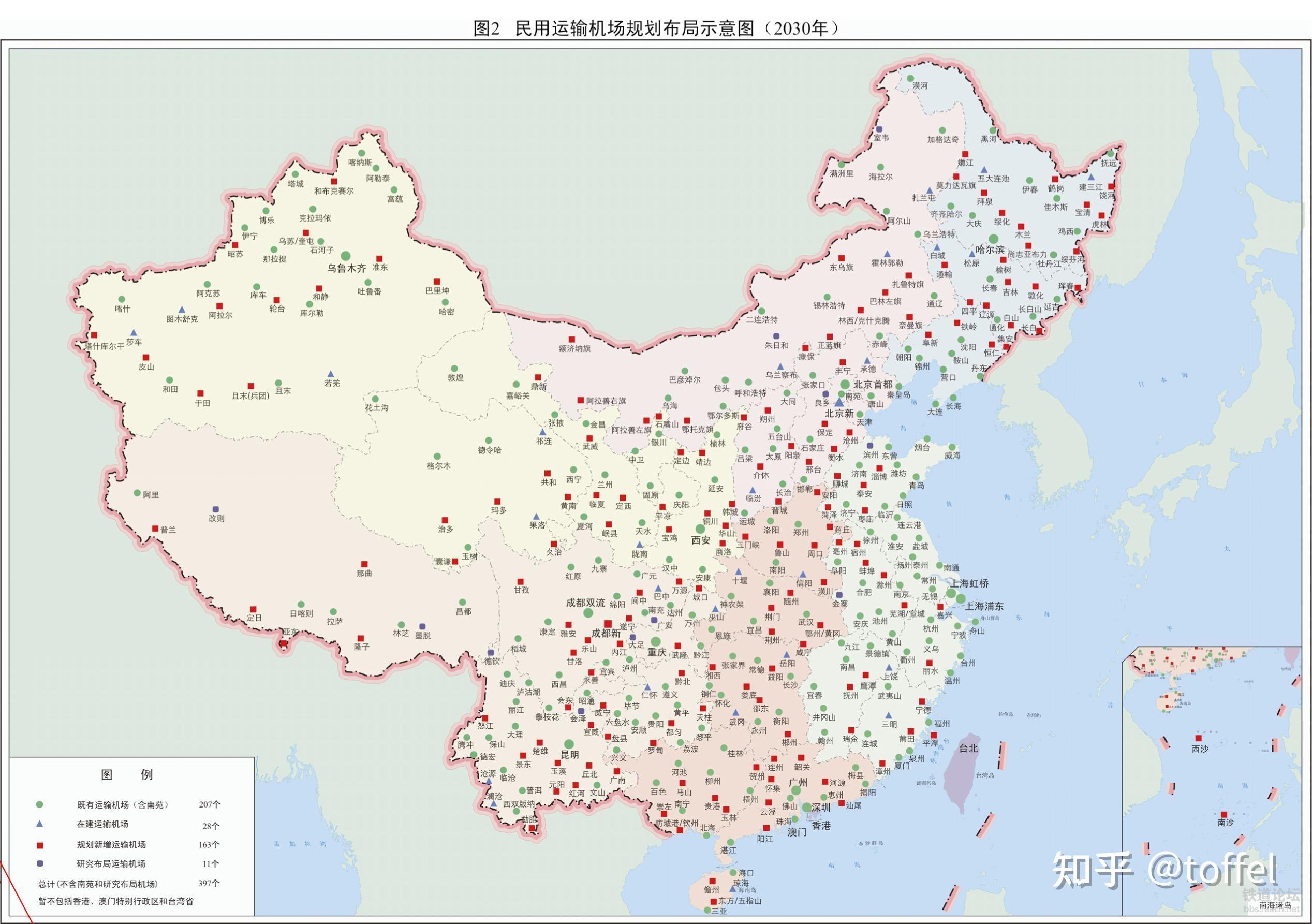 中国空军机场分布图图片