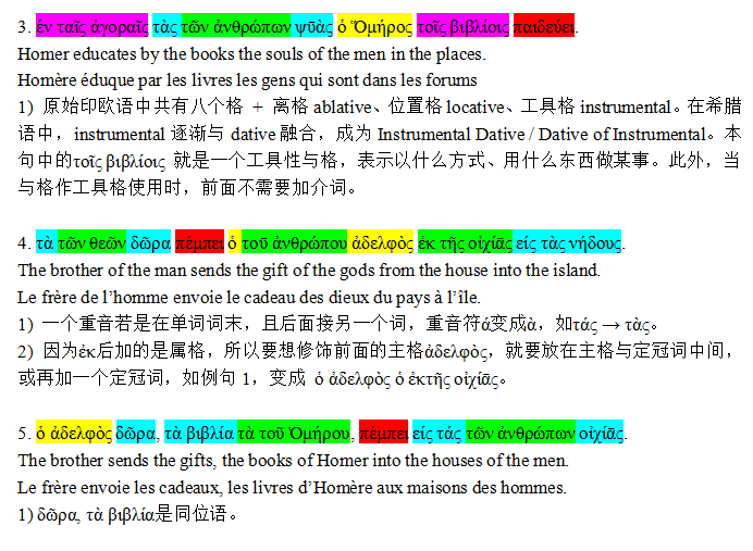 属格:genitive与格:dative呼格:vocative第一组名词变格(阴性)first