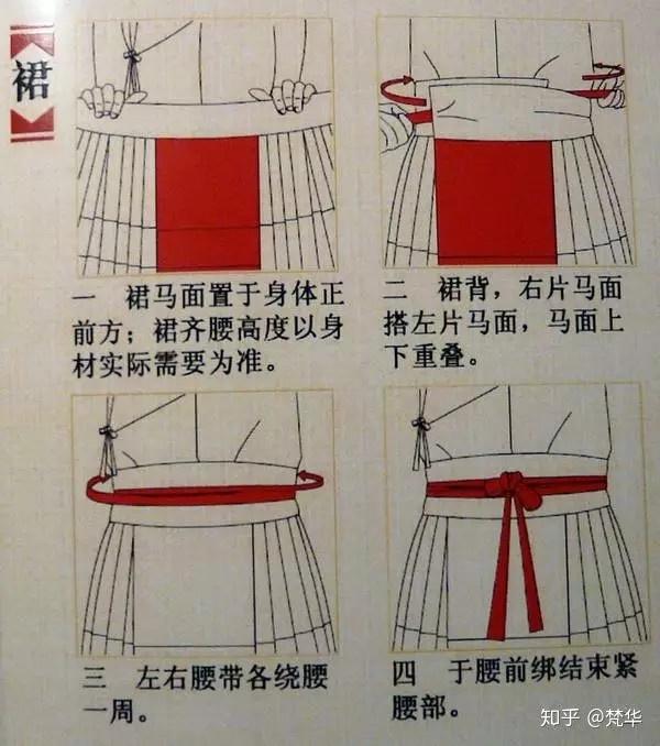 古装腰带的系法图解女图片