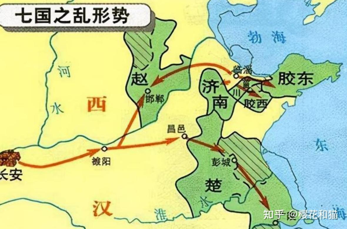 汉景帝时期的「七国之乱」是怎么一回事? - 知乎