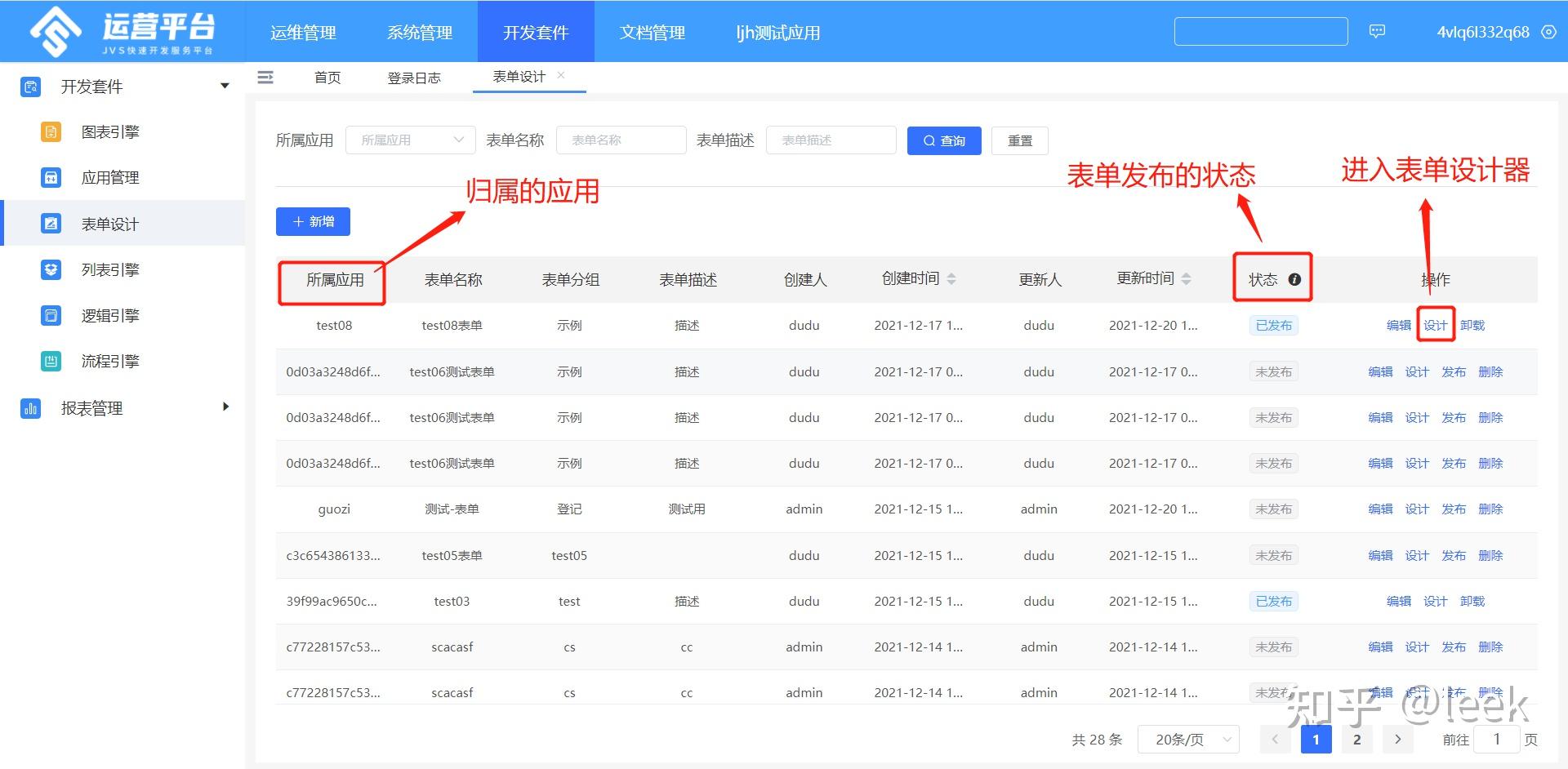 表單的聯動使用幾個核心部分:表單的管理管理如圖:系統中業務邏輯首先