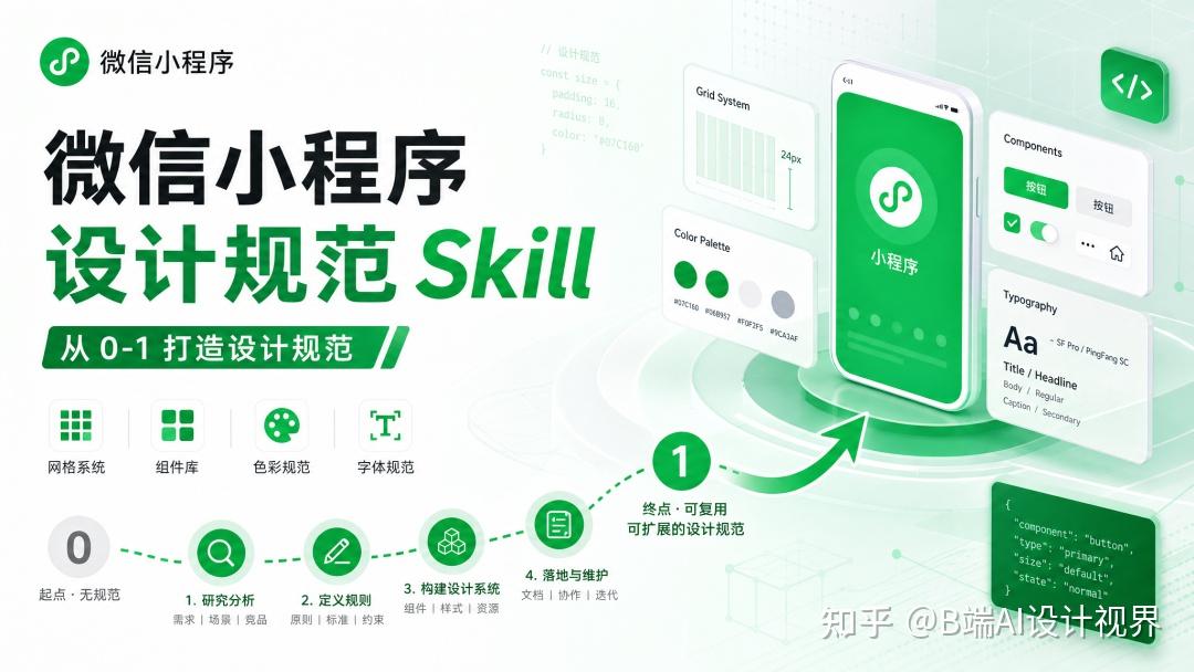 从0-1打造一个微信小程序设计规范 Skill - 知乎