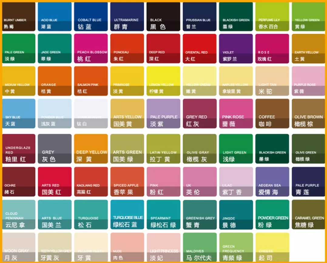 CSS从基础到熟练学习笔记（二） RGB颜色对照表以及详细介绍CSS中的三种颜色表示方式_cssrgb颜色表-CSDN博客