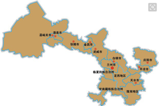 奇特的轮廓甘肃省