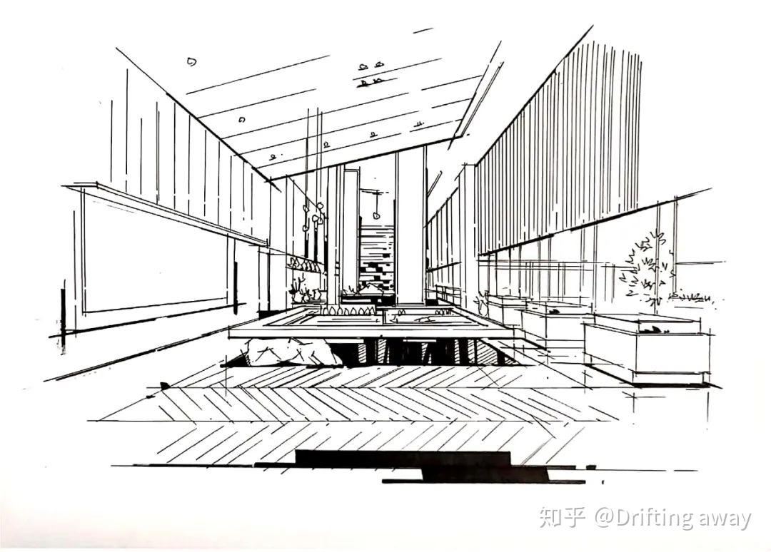 每周一画|如何画好室内效果图?|手绘步骤示范 - 知乎