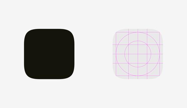 割等理论加上了一些必要的参考线，最后就形成了 ios app icon 的设计规范。记住这些点完美的