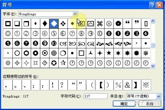 word2010项目符号