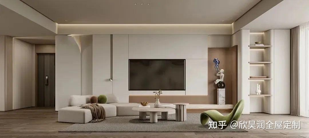 53个瞬间提升客厅档次的电视背景墙案例 - 知乎