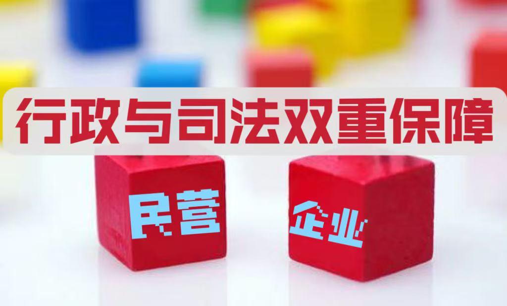 以司法力量护航民营经济行稳致远